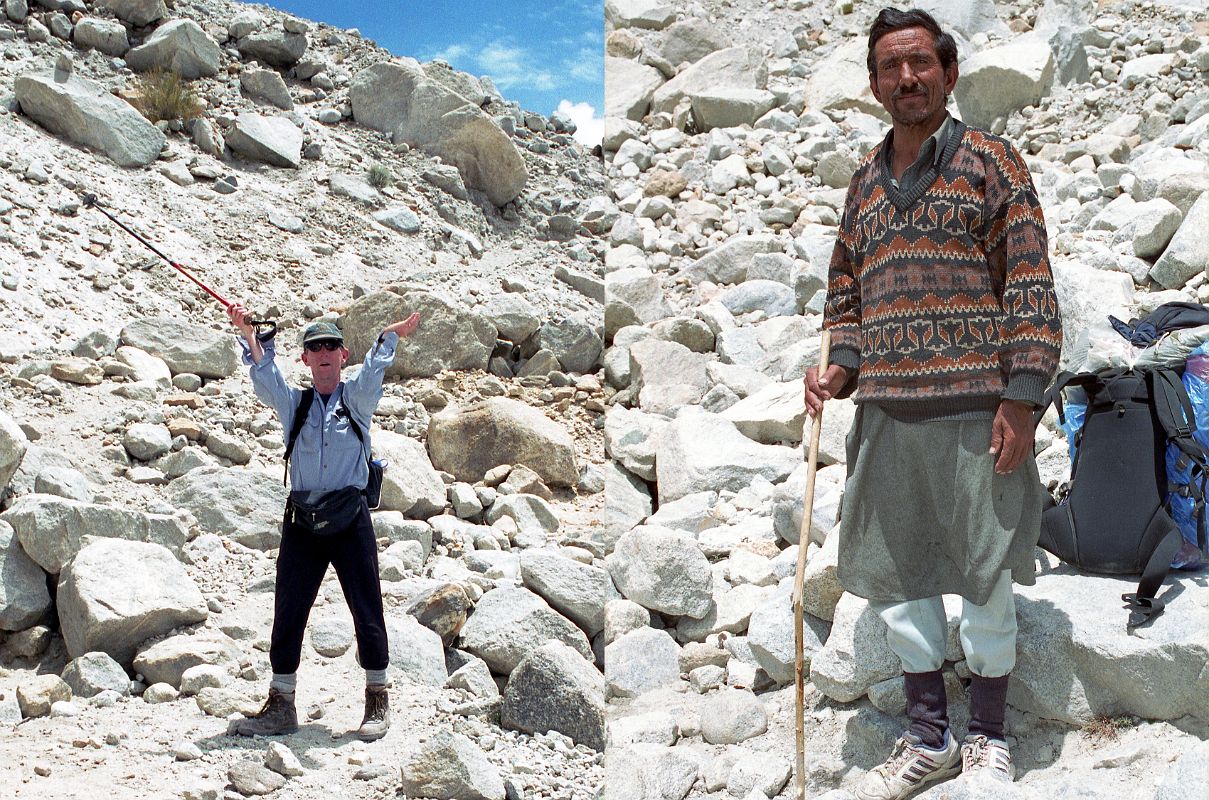 06 Jerome Ryan And Porter Muhammad Khan After Paiju Just Before The Baltoro Glacier